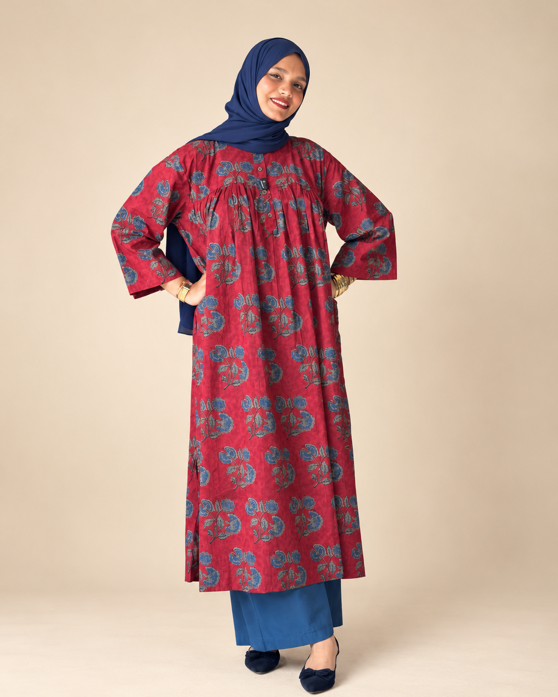 Red and blue Cordset