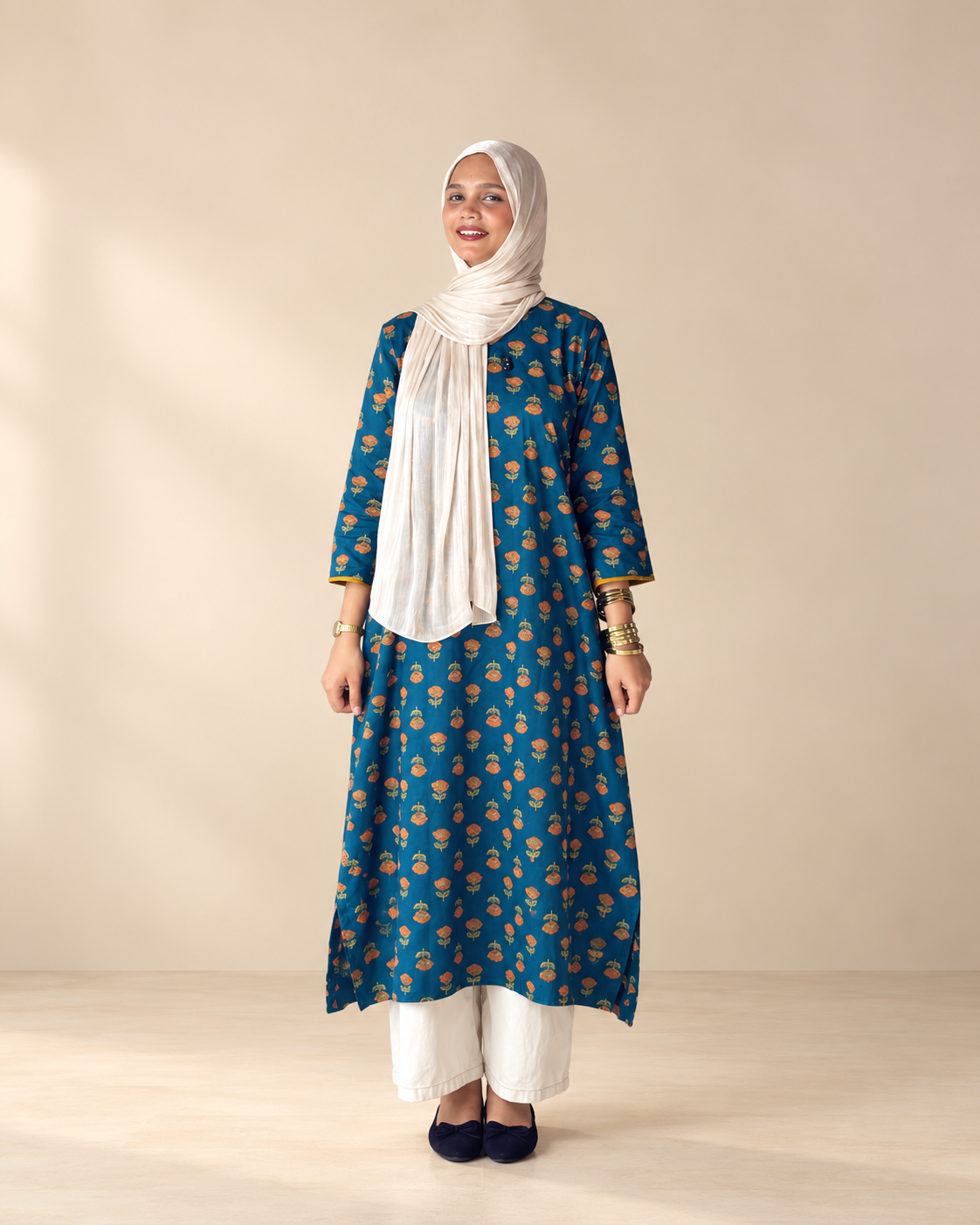 Cotton long kurti