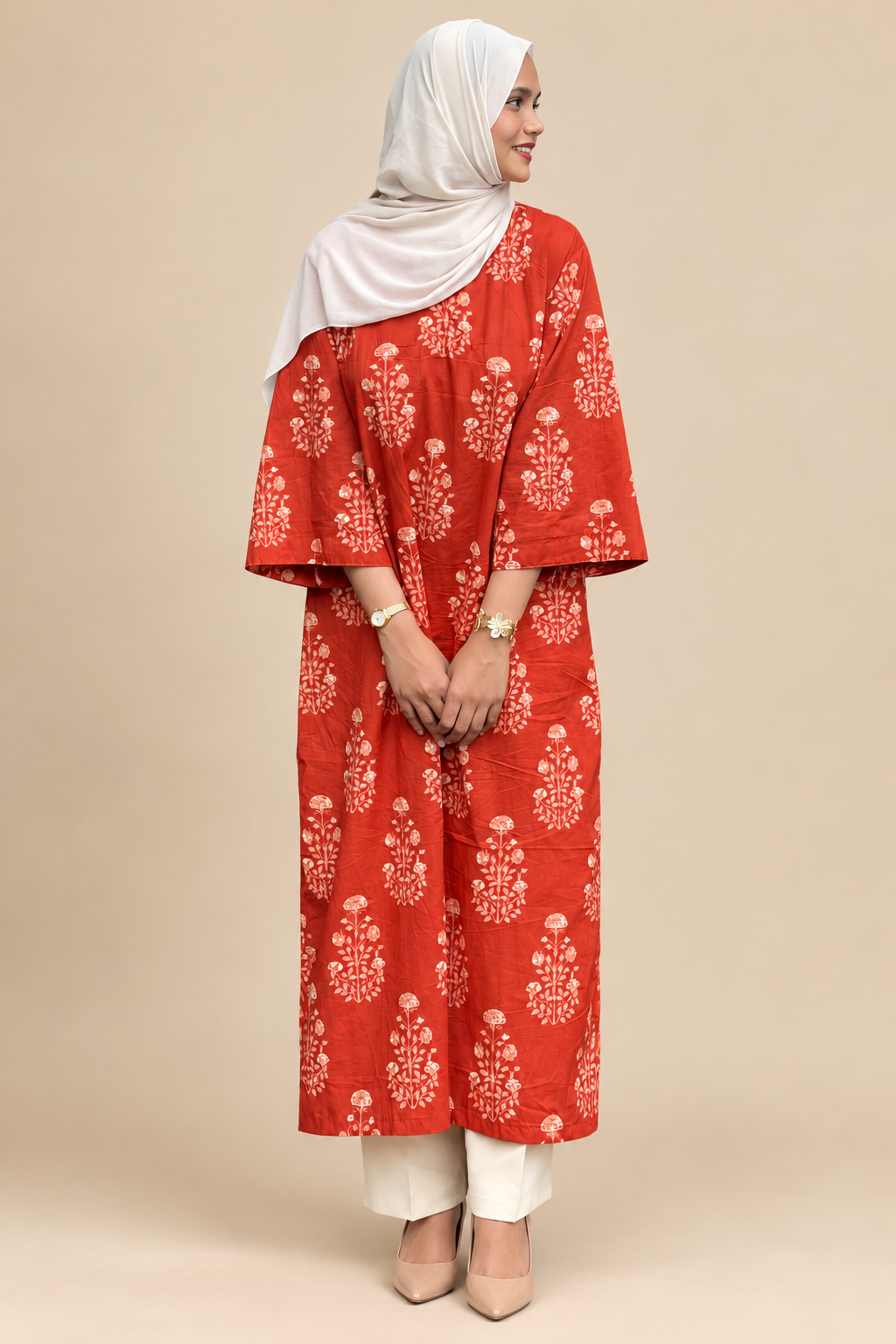 Cotton long kurti