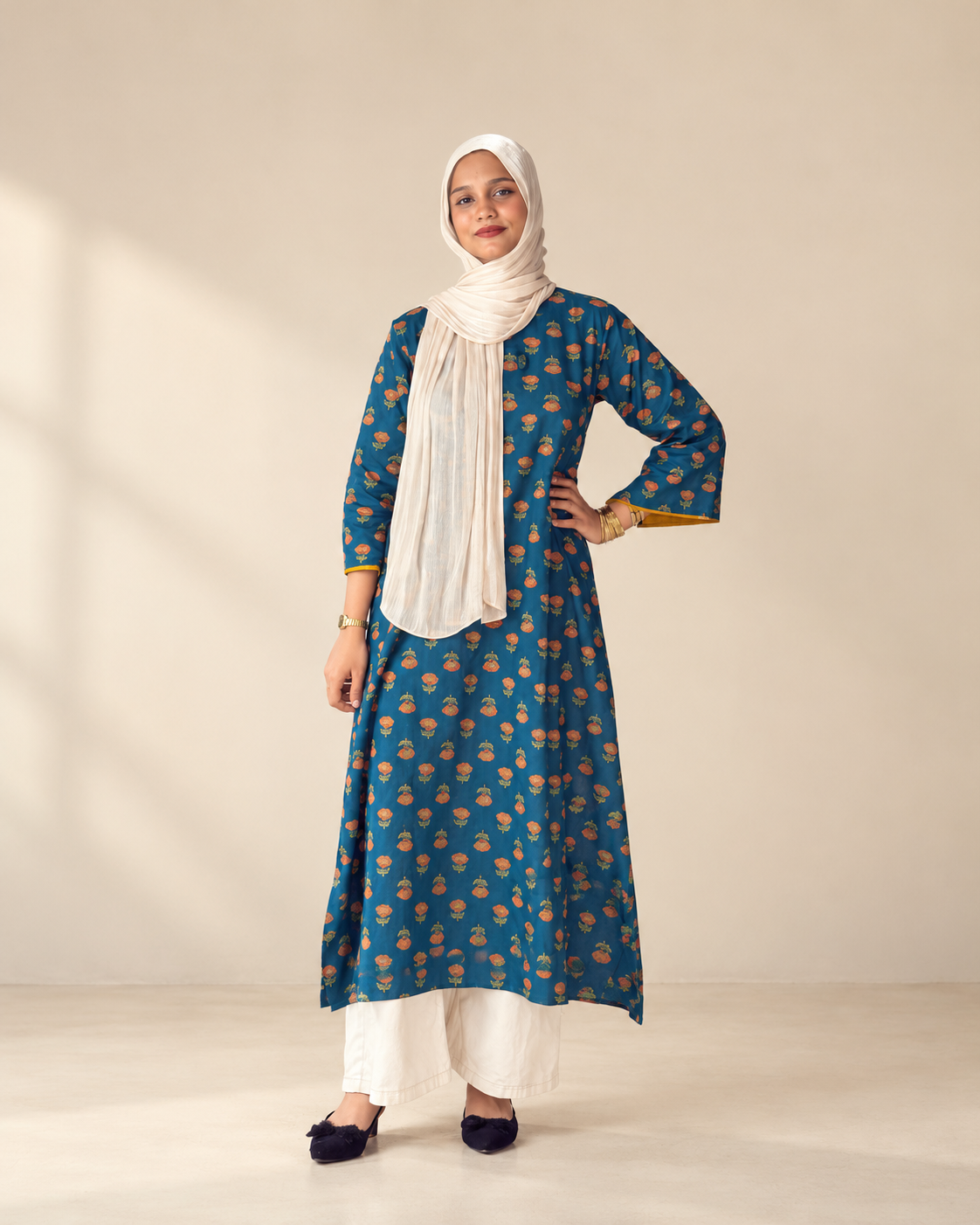 Cotton long kurti