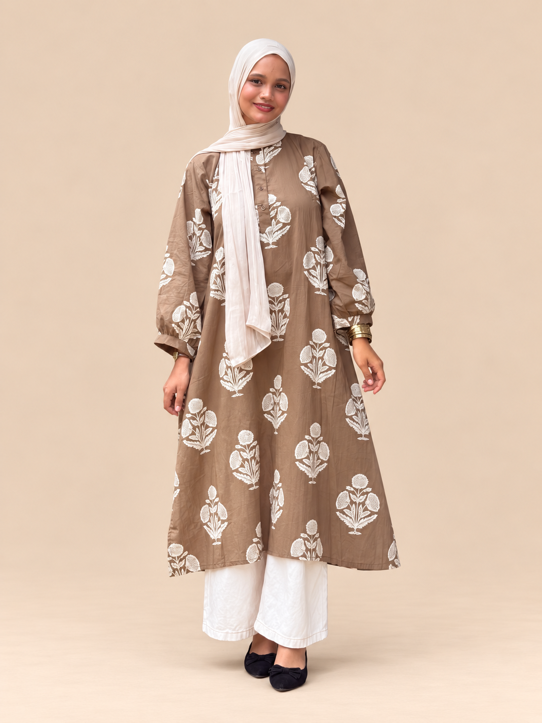 Cotton long kurti