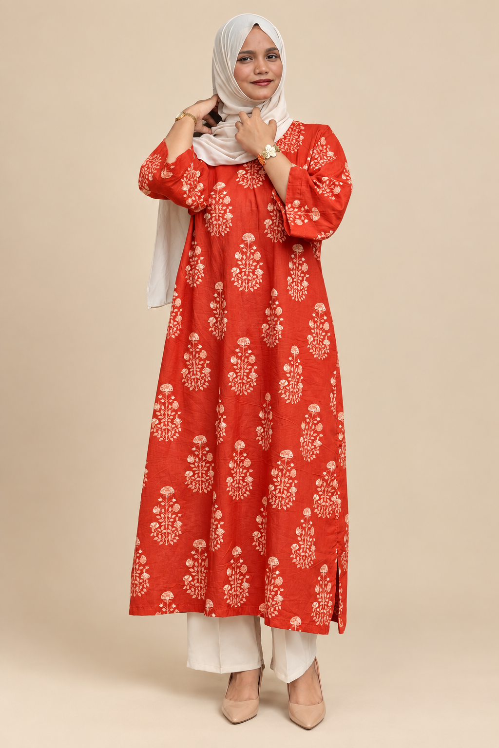Cotton long kurti