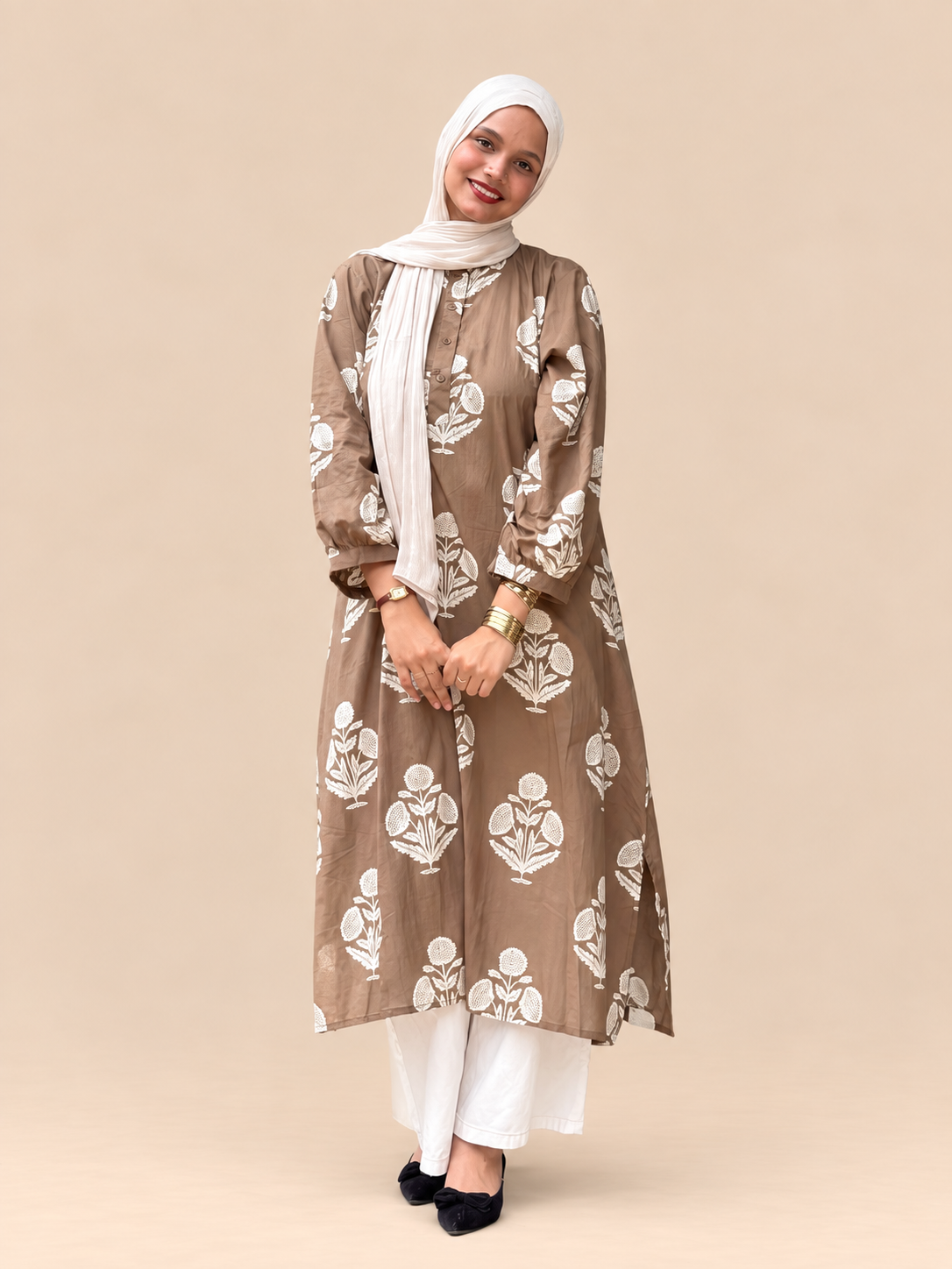 Cotton long kurti