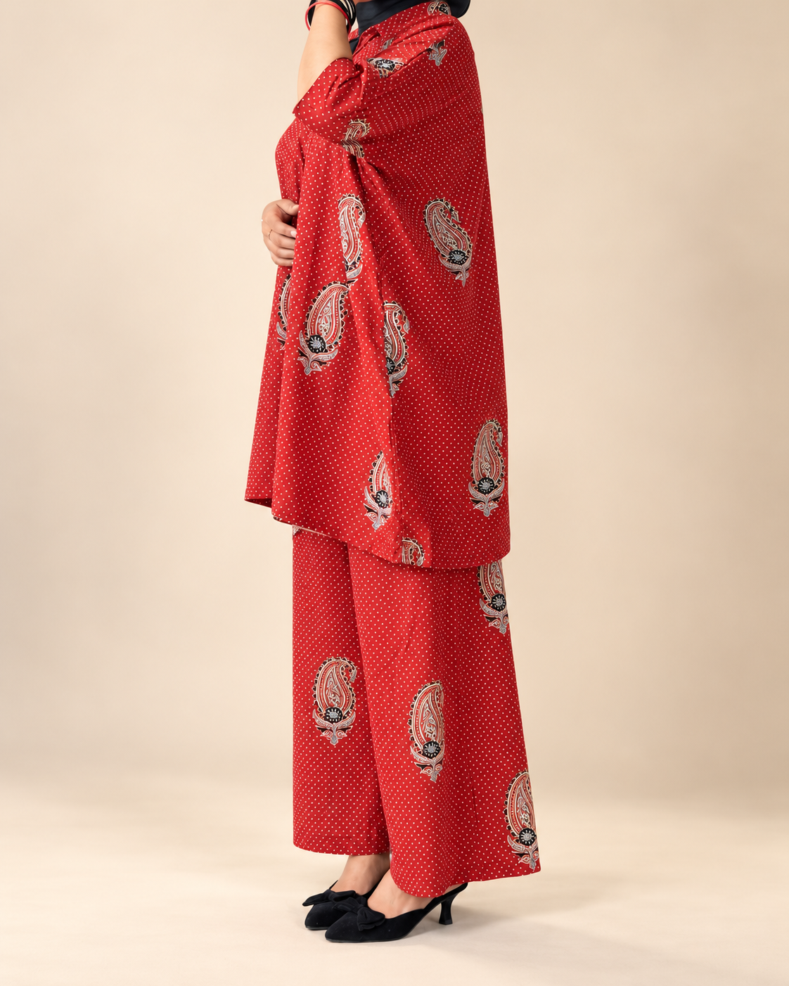 Ajrakh print cordset
