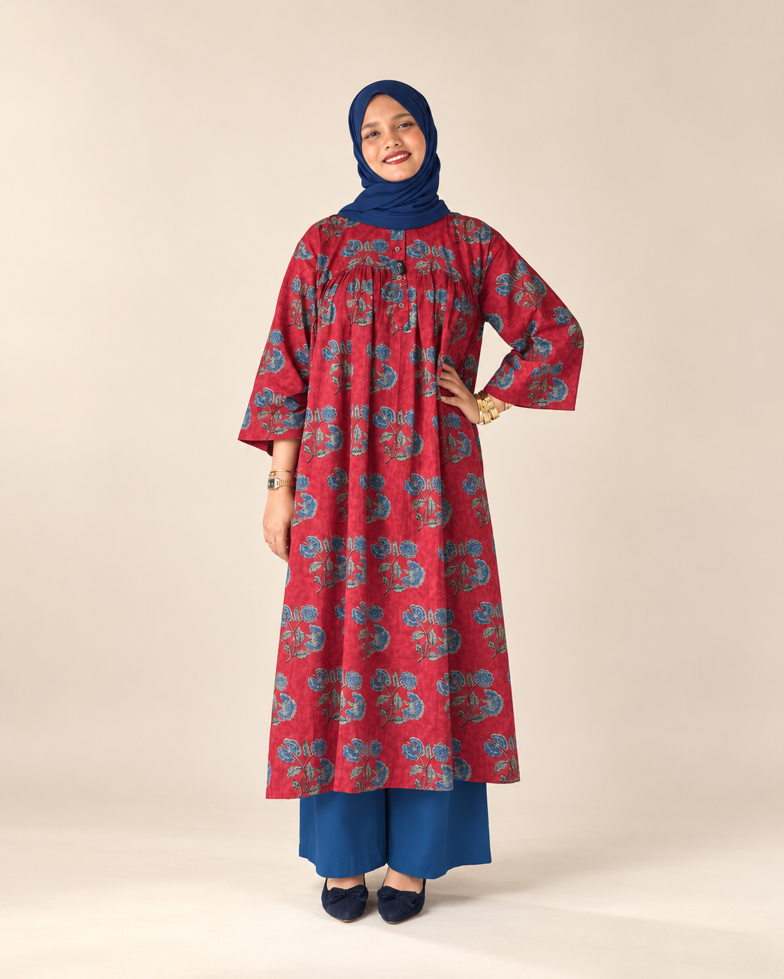 Red and blue Cordset