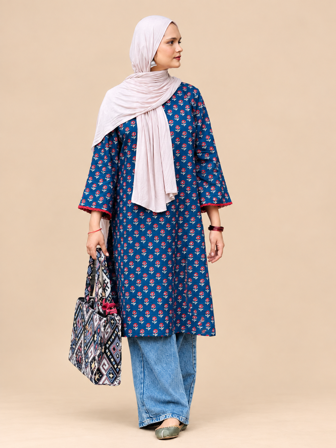 Cotton long kurti