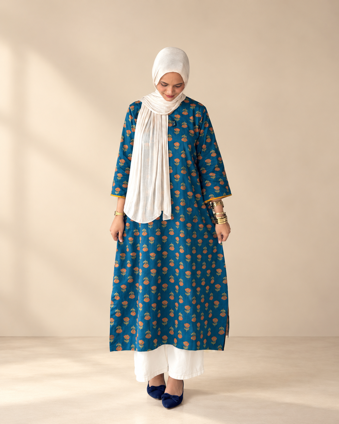 Cotton long kurti