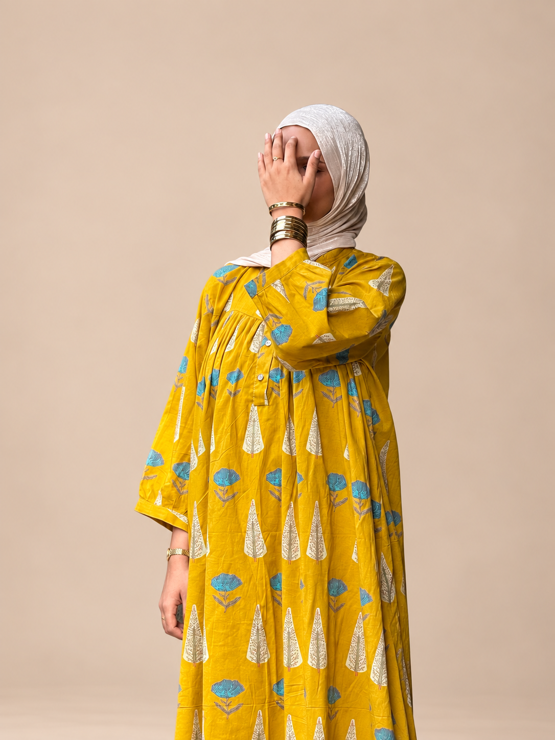 Yellow long top