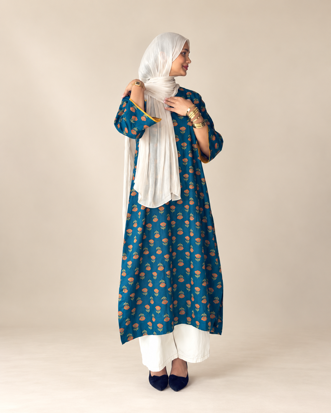 Cotton long kurti