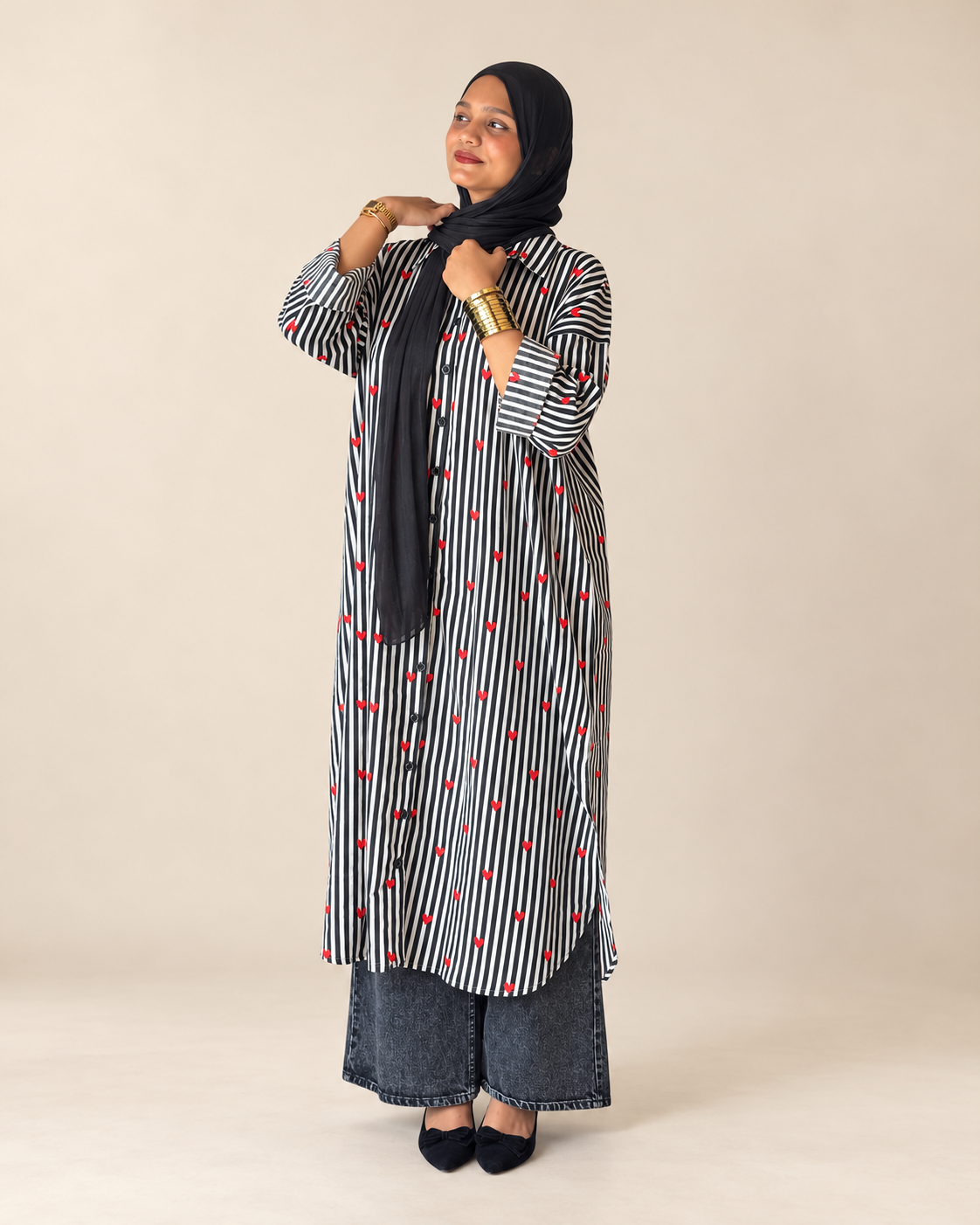 Long oversized shirt
